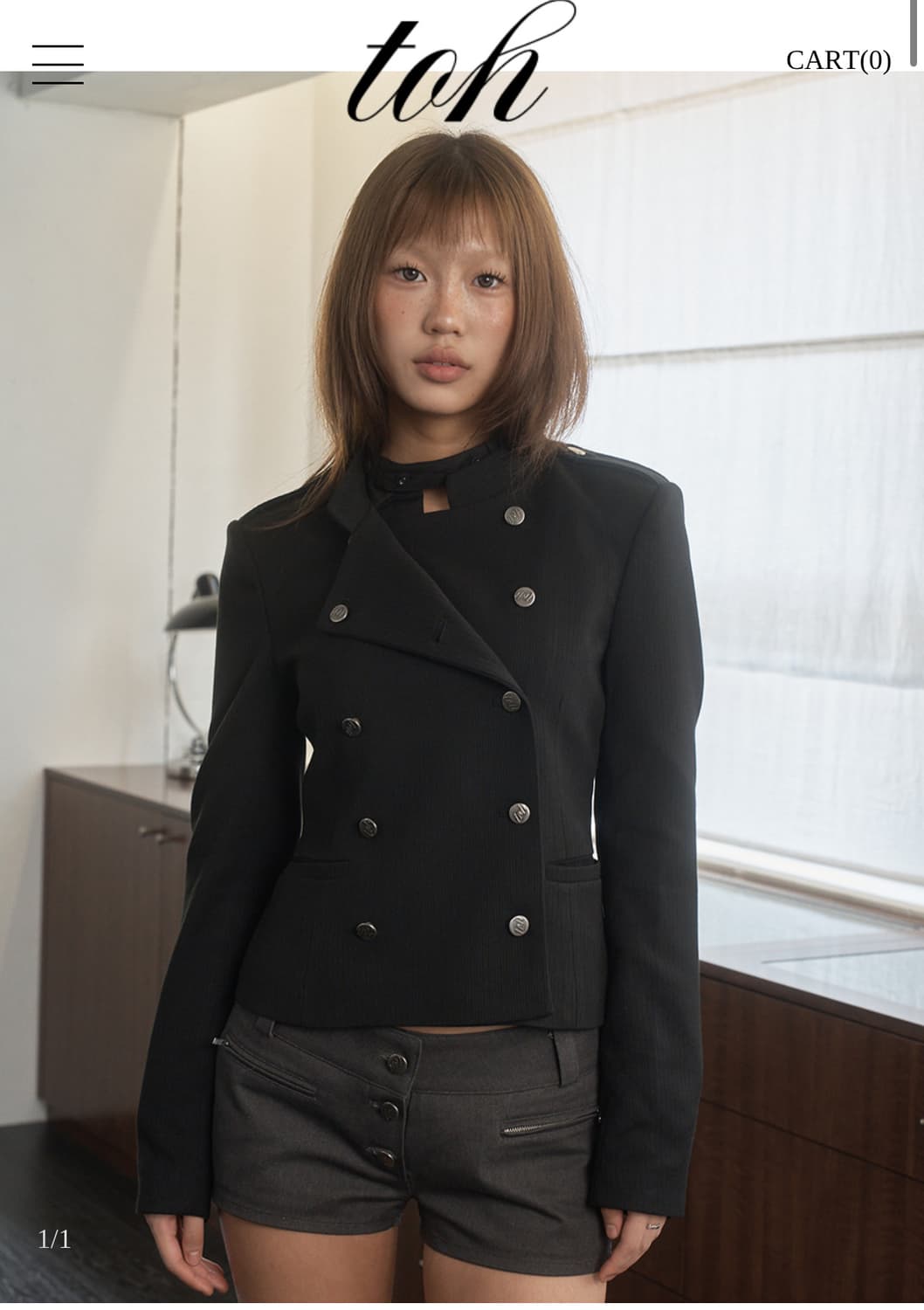 Maragaux Double Jacket (black) 상품이미지1