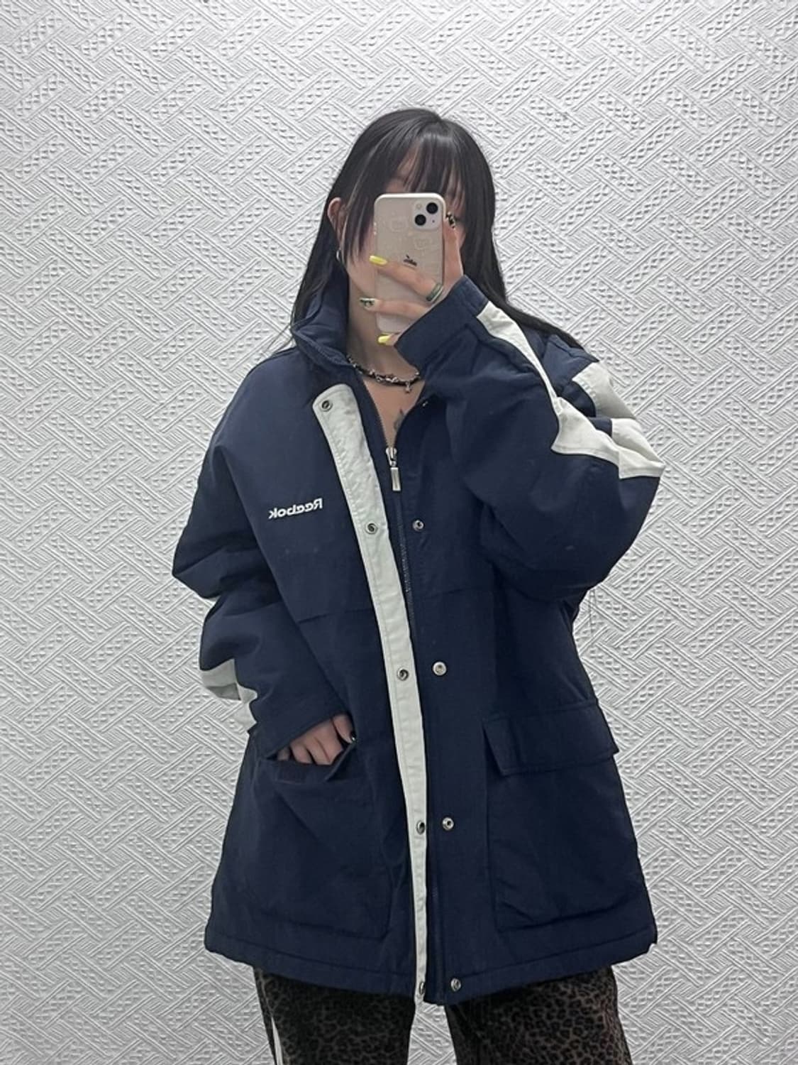 리복 올드스쿨 레트로 바람막이 돕바 자켓 105 C07573 상품이미지2