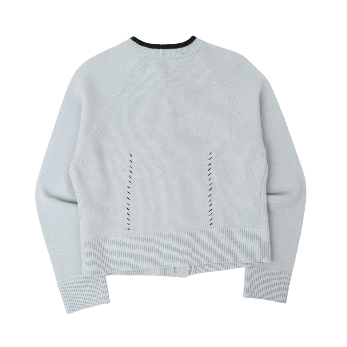 Kijun 기준 라이트 블루 울 가디건 상품이미지5