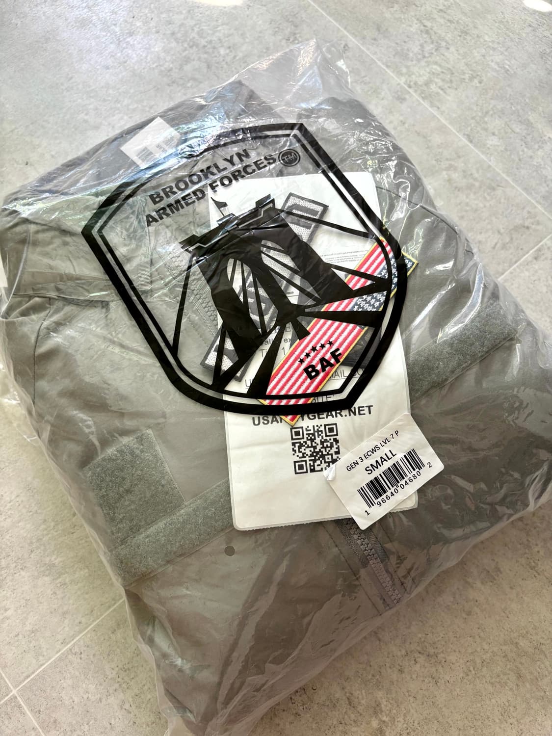 미군 Gen lll Level 7 ECWCS 프리마 로프트 자켓 S-R 상품이미지1