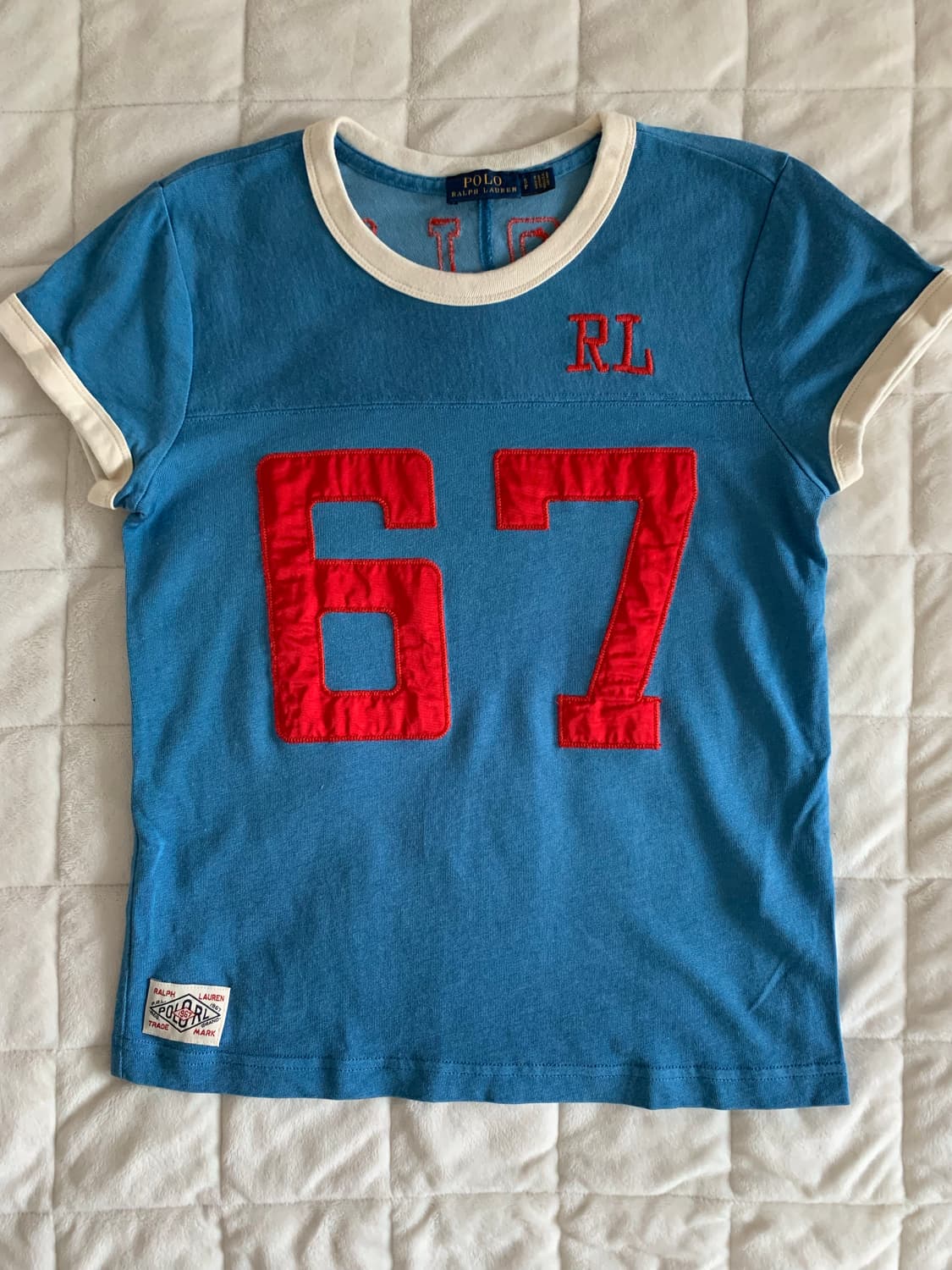 폴로랄프로렌 아이유 블루밍 반팔티 상품이미지2