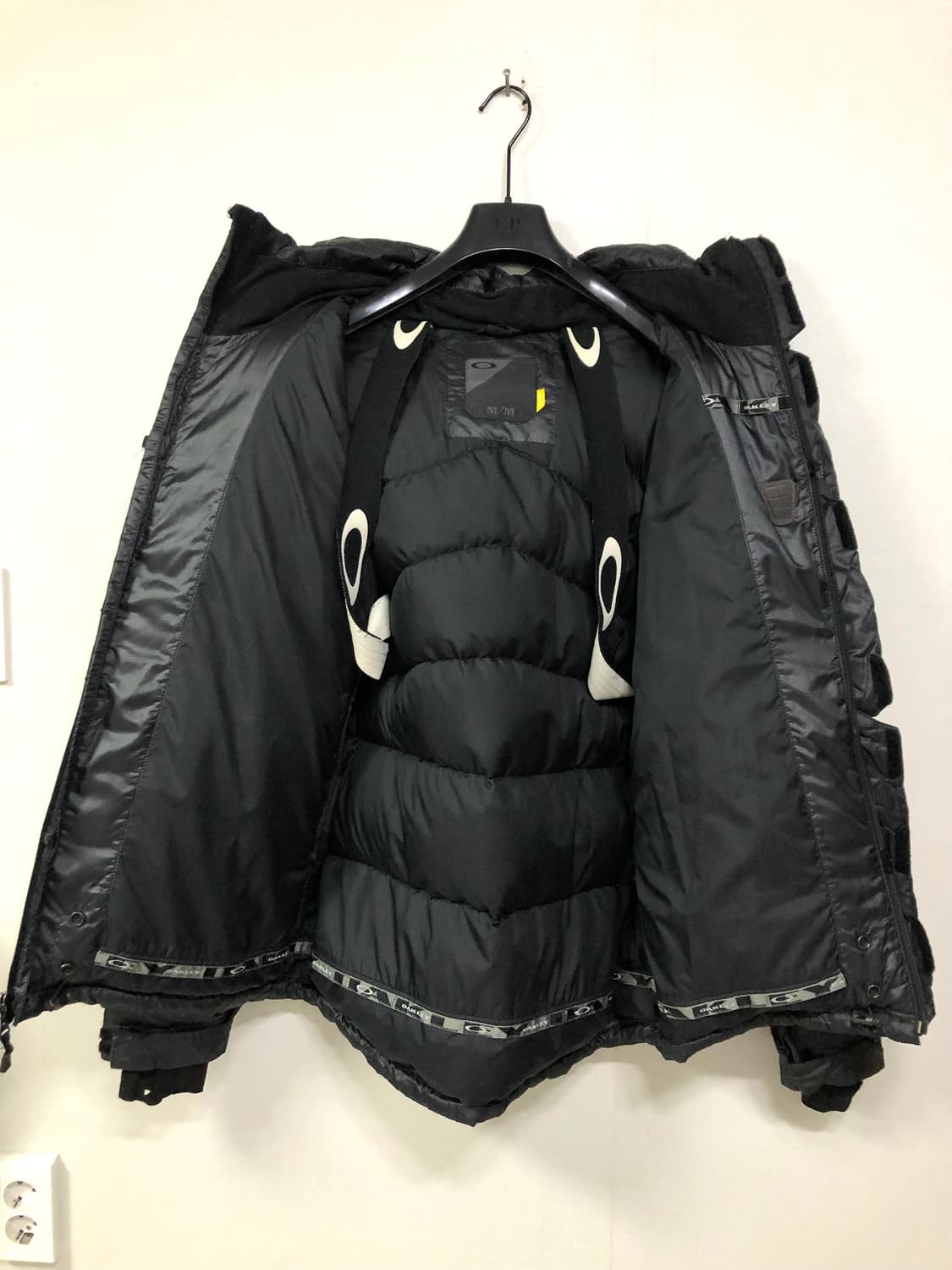 OAKLEY 오클리 투웨이 지퍼 구스다운 하프패딩 _ 블랙 상품이미지6