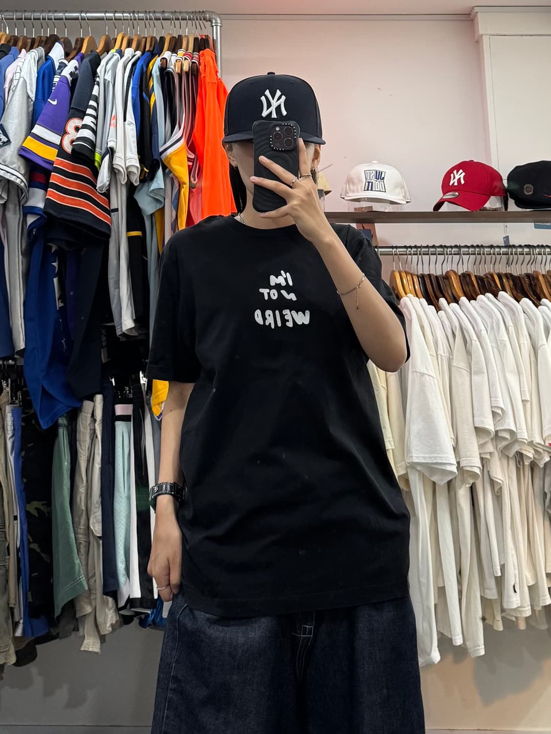 디젤 i’m not weird 반팔 상품이미지5