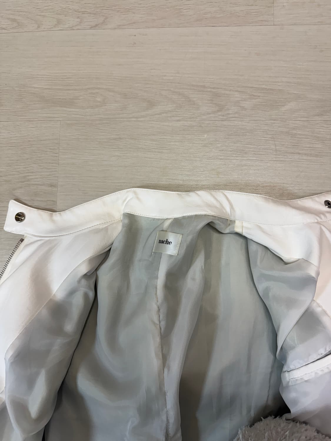 나체 셔링 레더 가죽 자켓 0사이즈 상품이미지5