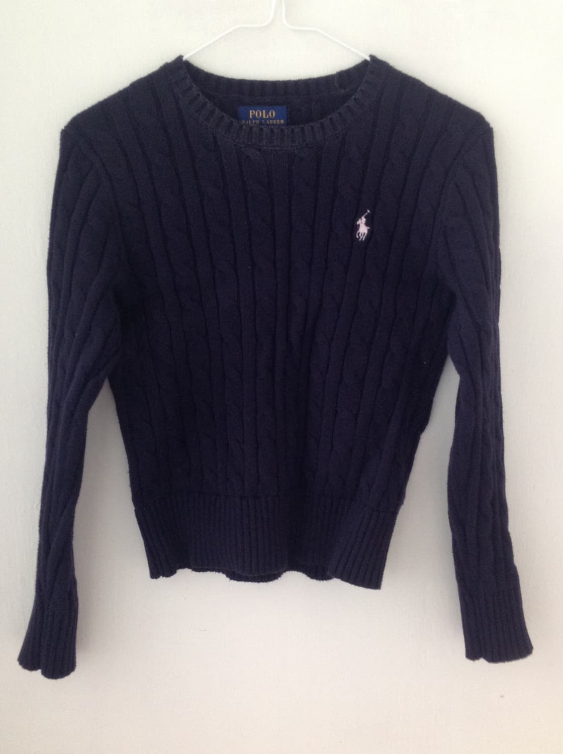 급처) 폴로 걸즈 니트 네이비 상품이미지1