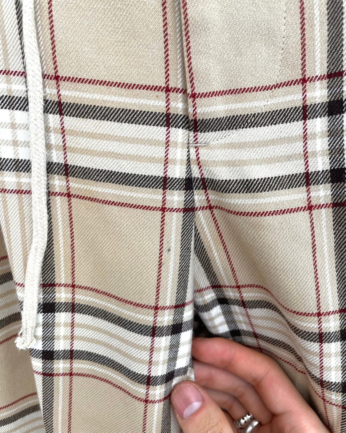 [44] 팩토텀 체크 이지 팬츠 상품이미지6