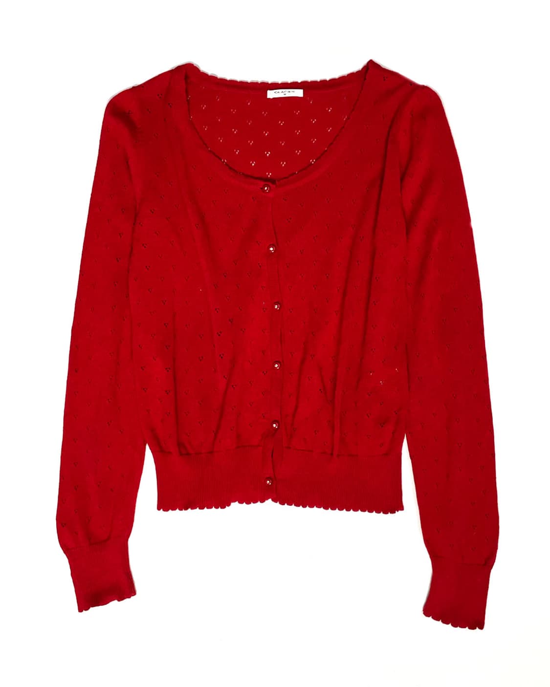 GLACIER 플라워 펀칭 가디건   상품이미지1