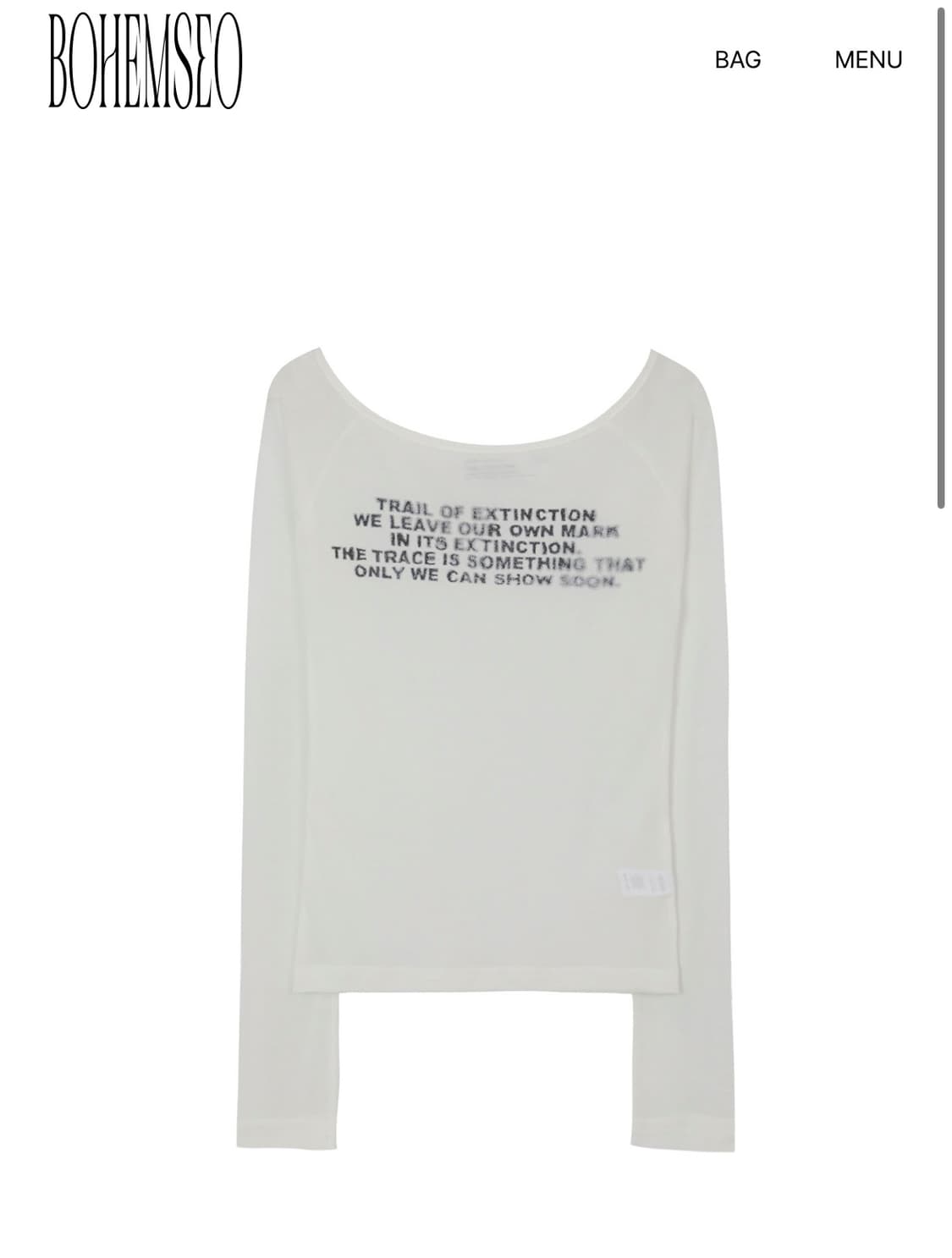 보헴서 프린티드 롱슬리브  상품이미지1