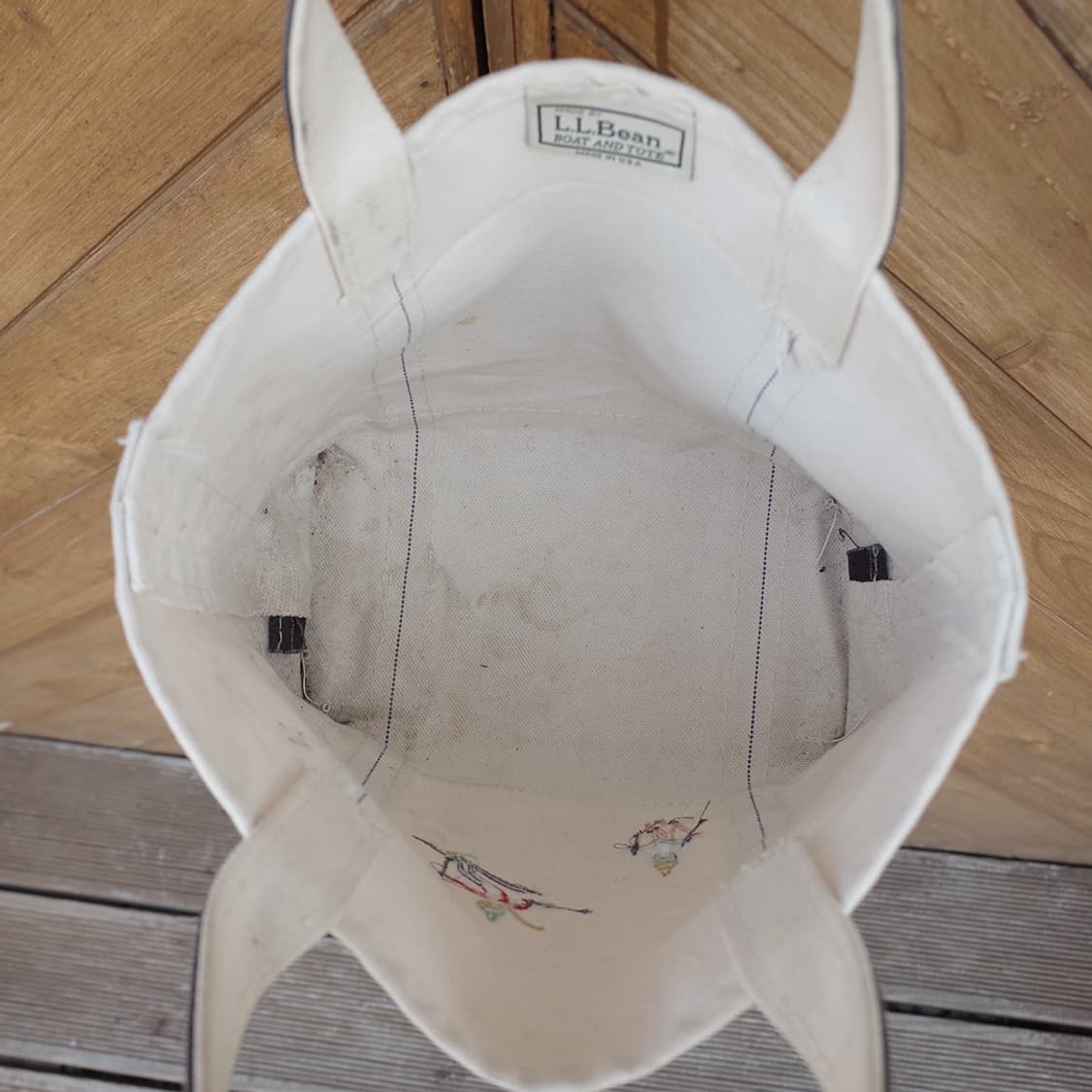 90’s L.L.Bean Boat and Tote Bag (S) 상품이미지9