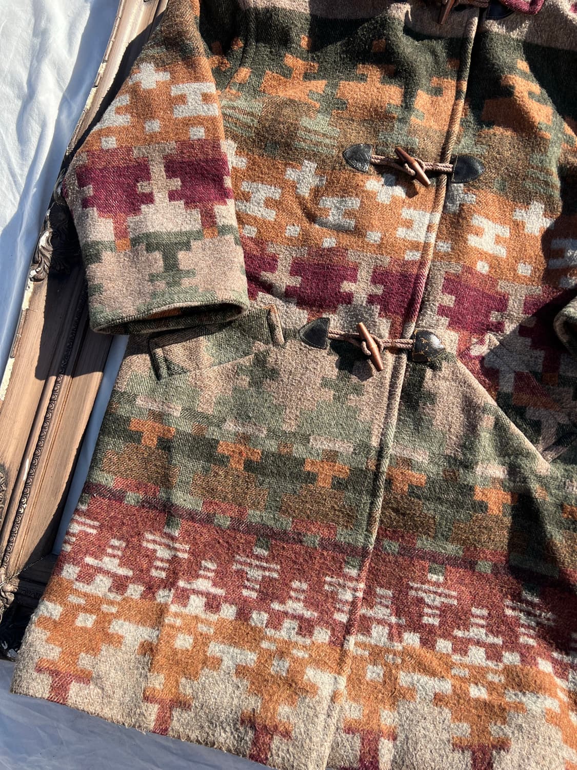 에스닉 토글 울 코트 상품이미지3