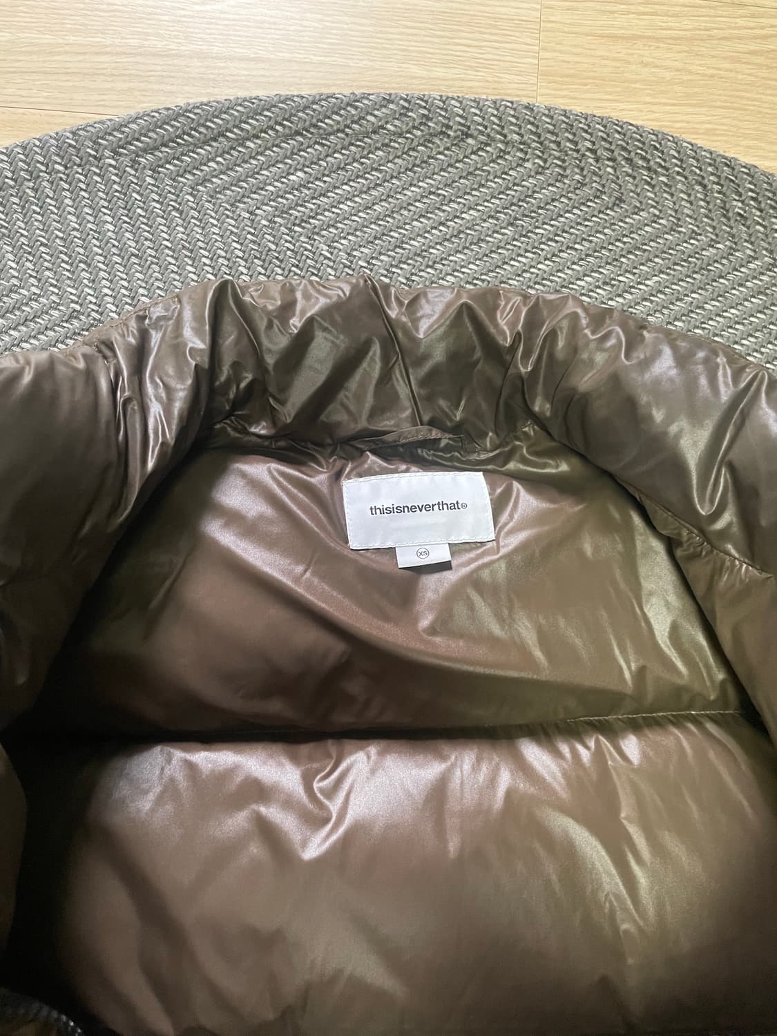 Thisisneverthat pertex brown down jacket 상품이미지4