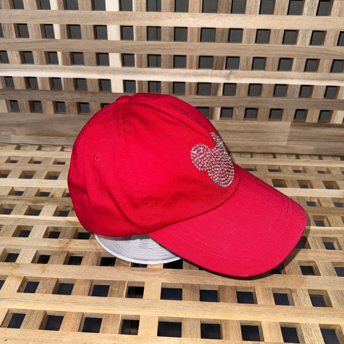 디즈니스토어 미키마우스 큐빅 캡 레드 상품이미지2