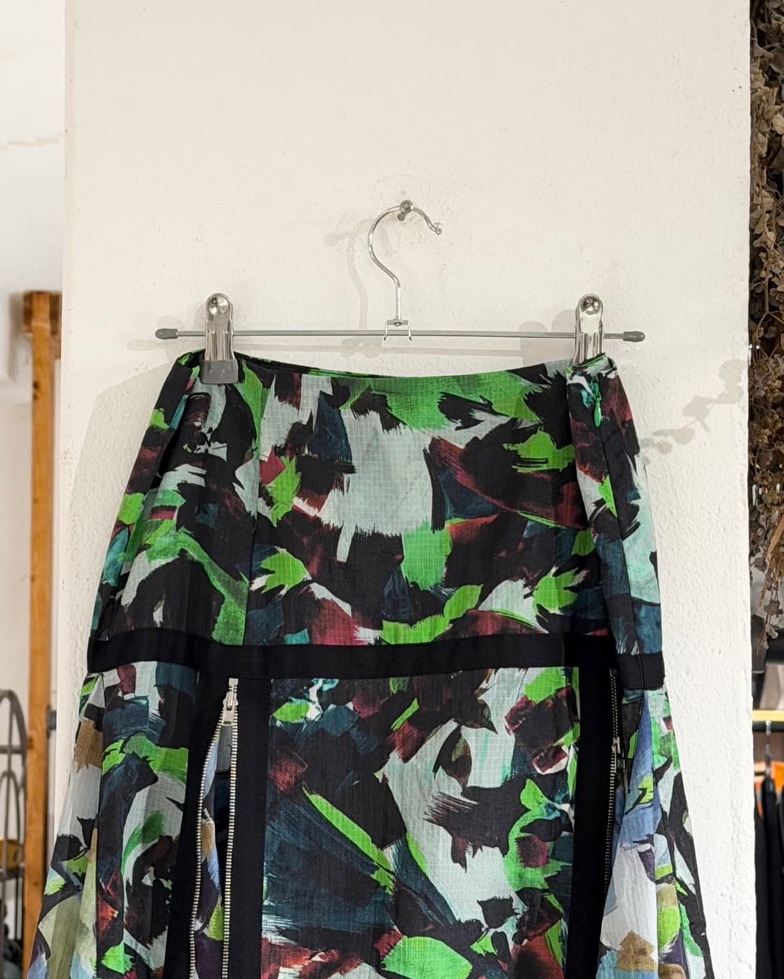 겐조 그린 아카이브 플로랄 지퍼 맥시 스커트 상품이미지2