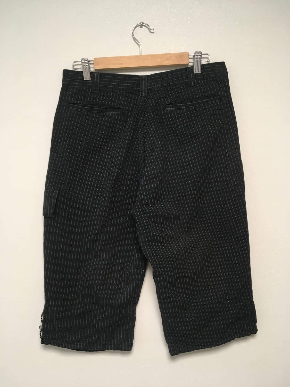 vintage pinstripe cargo pants black 상품이미지7