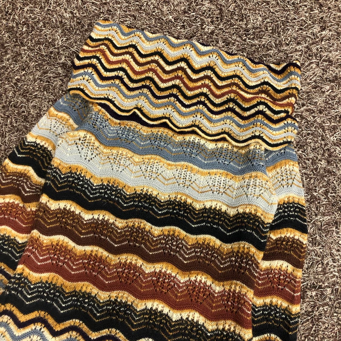 미쏘니 모헤어 오프숄더 폴드오버넥 니트  상품이미지2