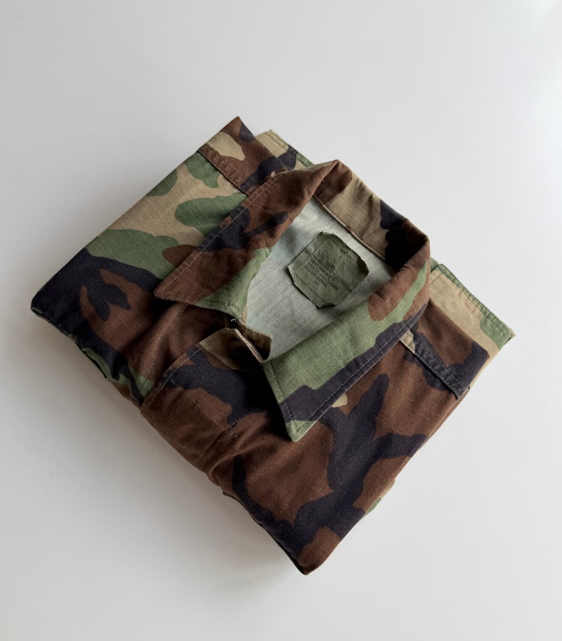 US army 빈티지 Woodland Camouflage 상의 상품이미지9