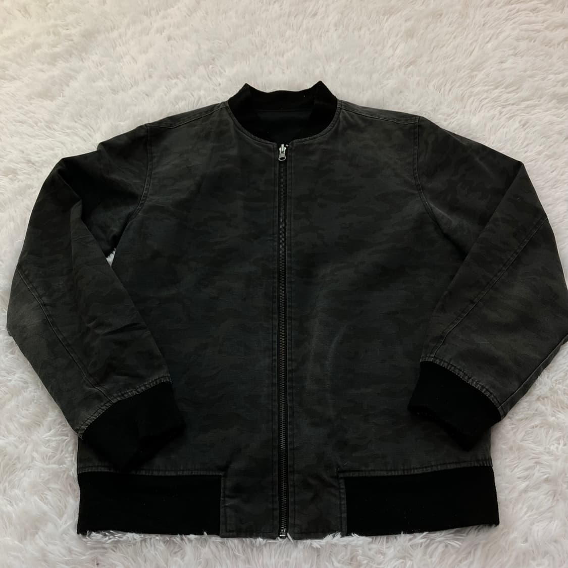 빈티지 블랙 밀리터리 블루종 784 y2k 스트릿 갸루 펑키 일본빈티지 상품이미지1