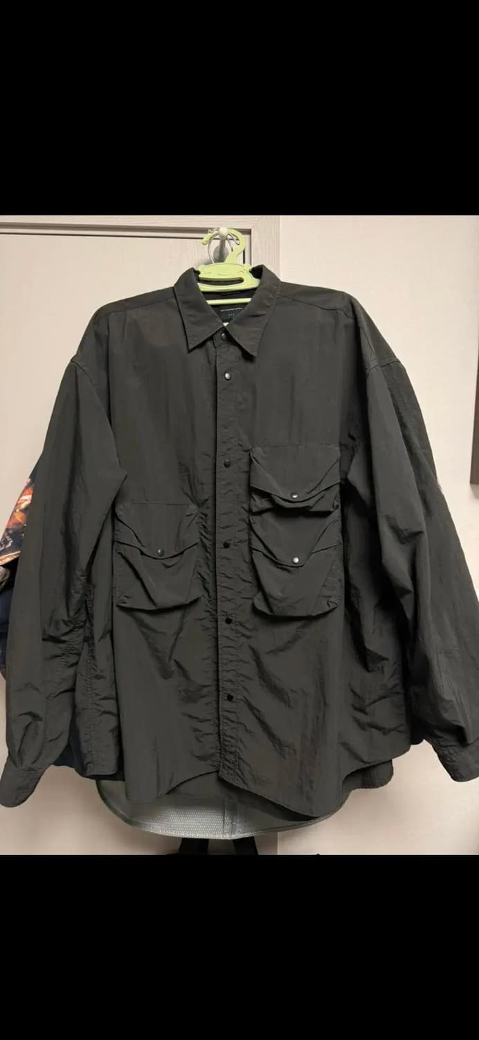 [3] 모이프 셔츠자켓 차콜 상품이미지2