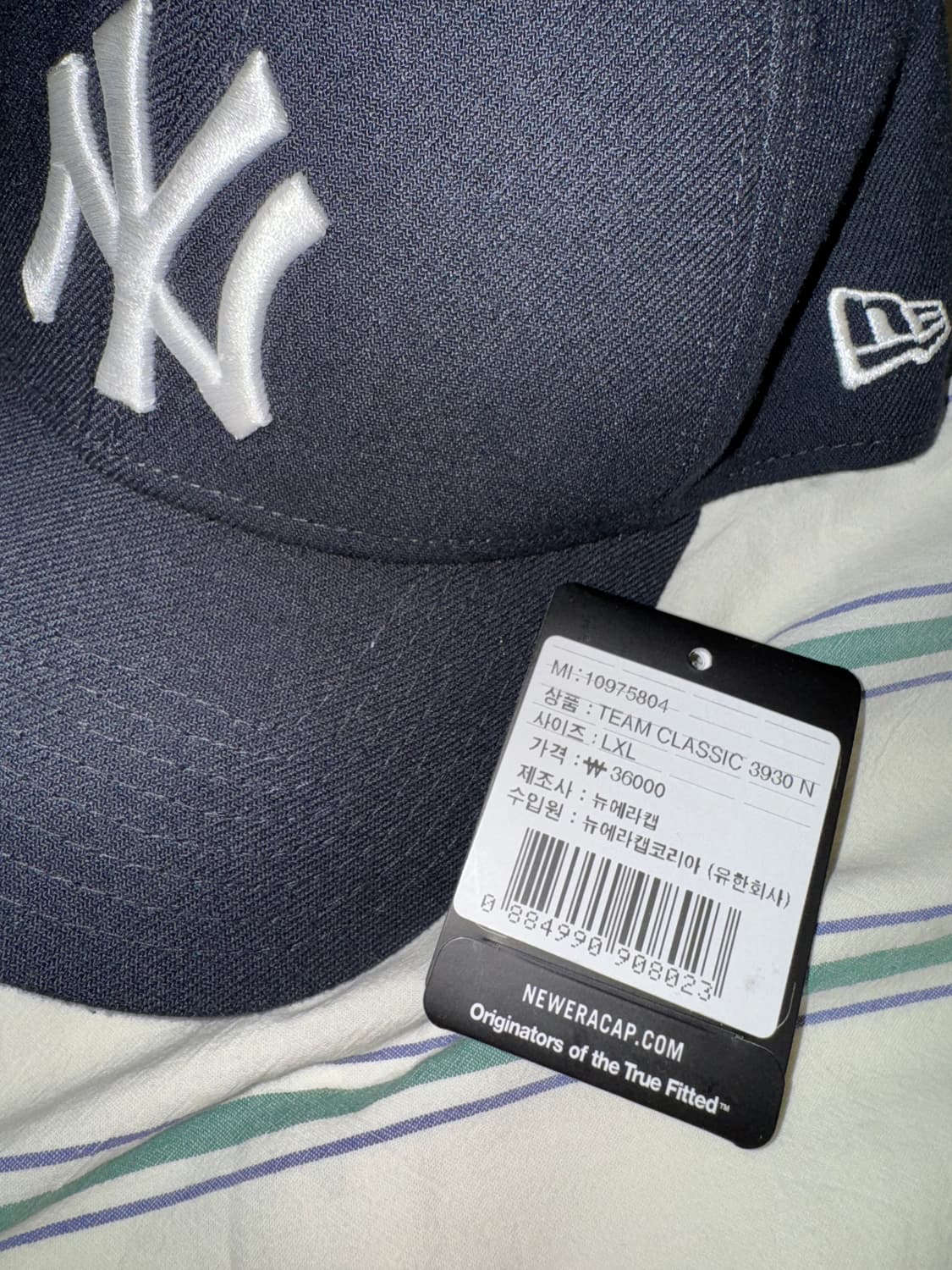[L/XL] 뉴에라 39thirty 뉴욕 양키스 볼캡 상품이미지4