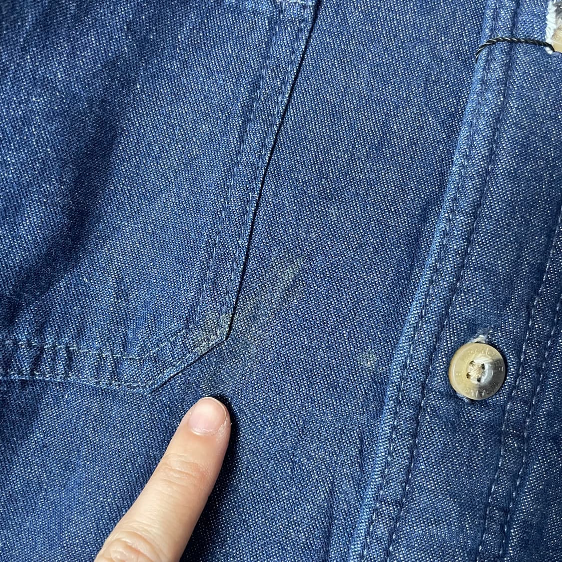 Wrangler 랭글러 플란넬 데님 양털 자켓 L 상품이미지7