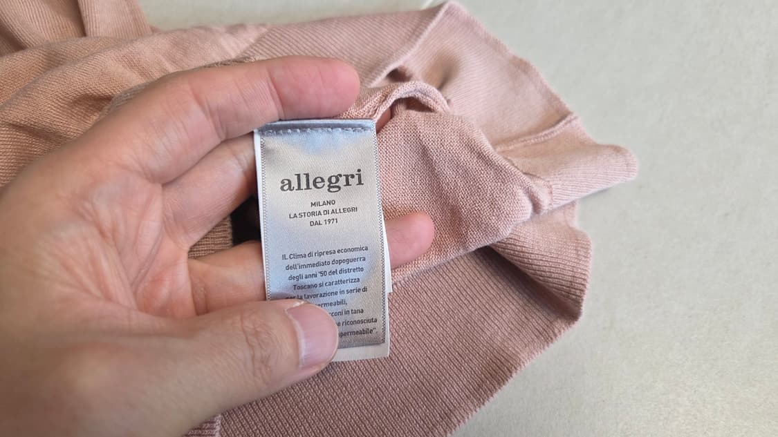 알레그리 실크 니트 PK 반팔 티셔츠 상품이미지6