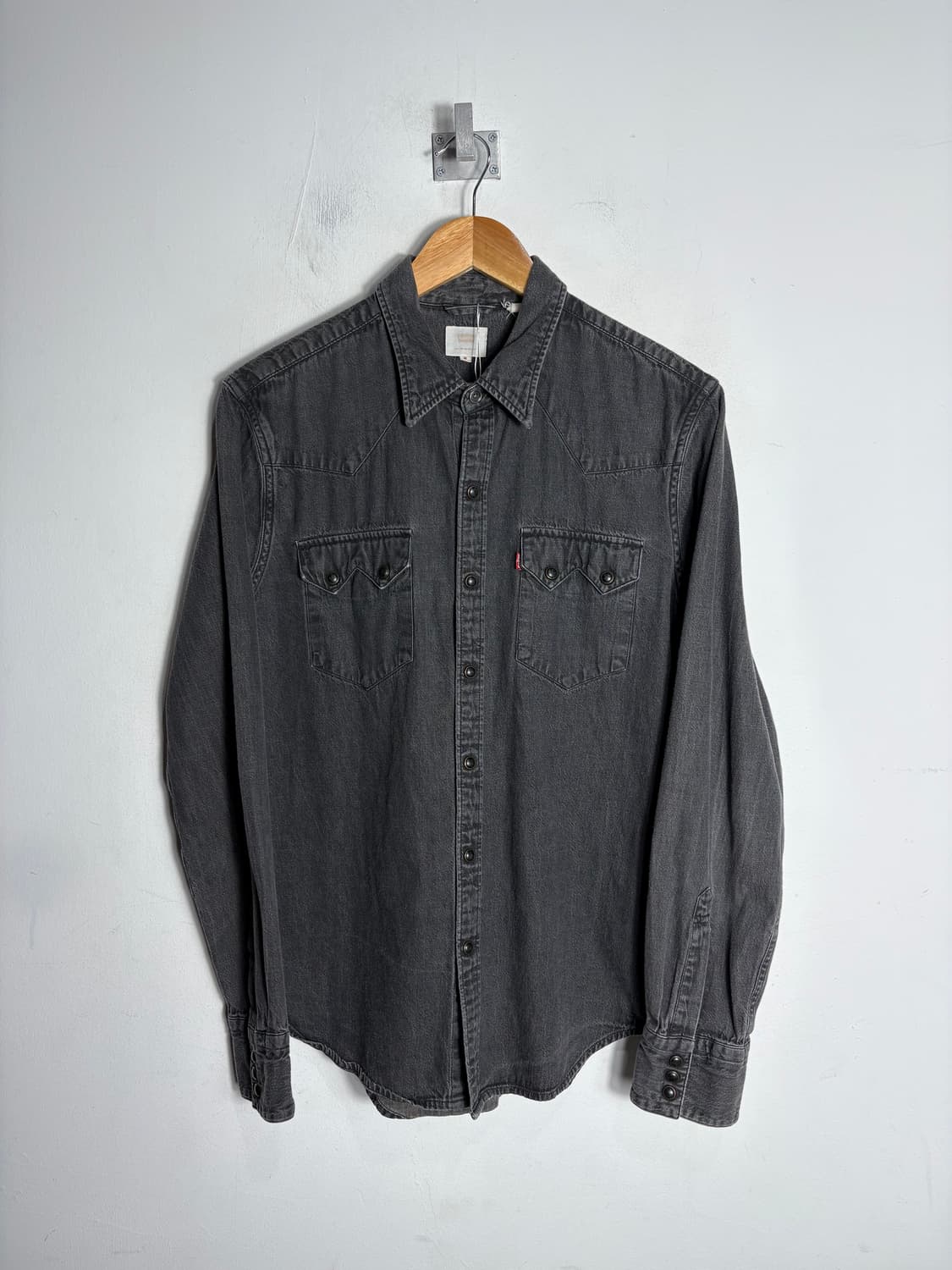 리바이스 흑청 데님 웨스턴 셔츠 상품이미지2