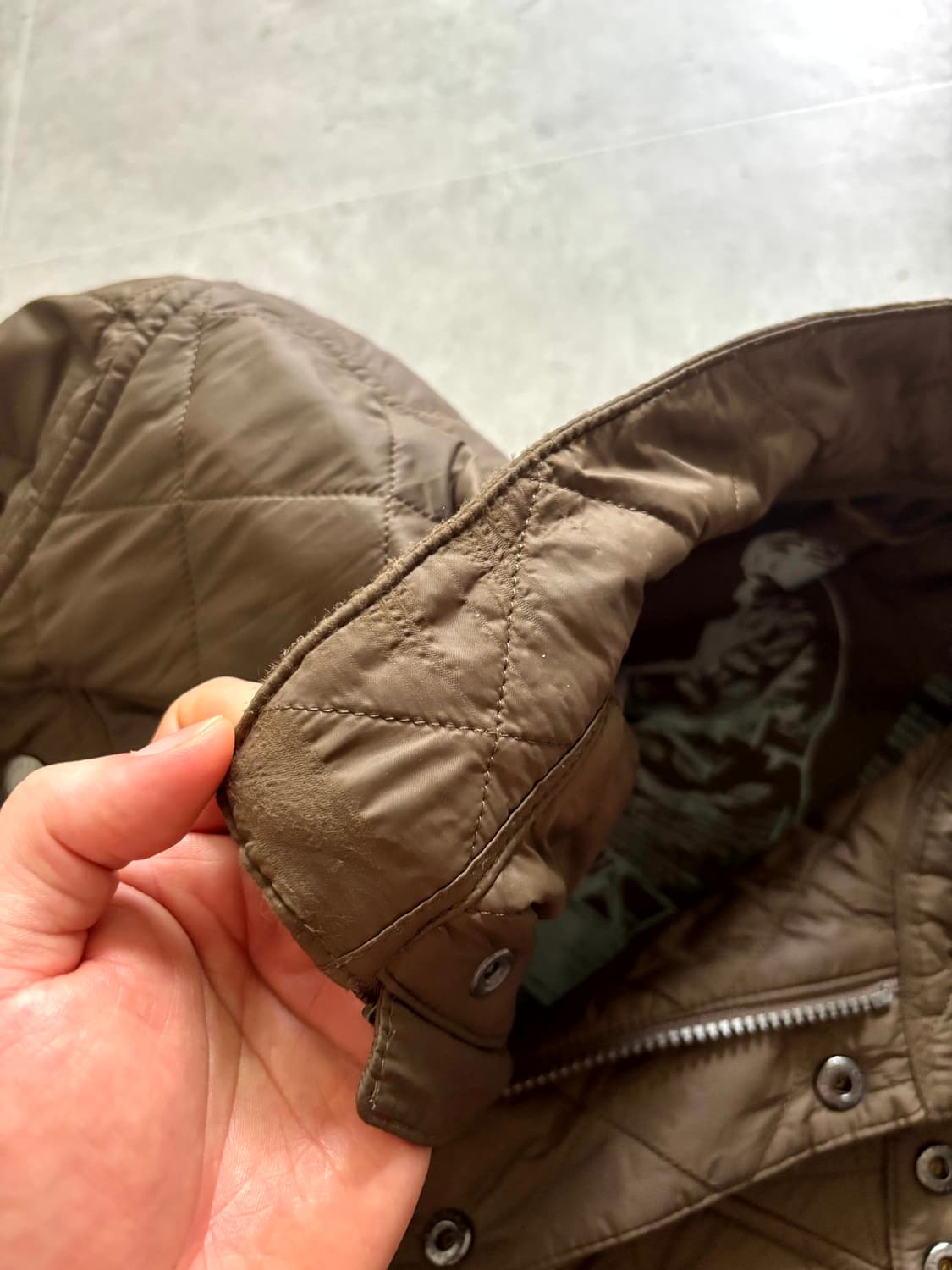 바버 인터네셔널 Ariel 퀼팅 자켓 L(100~103) 상품이미지5