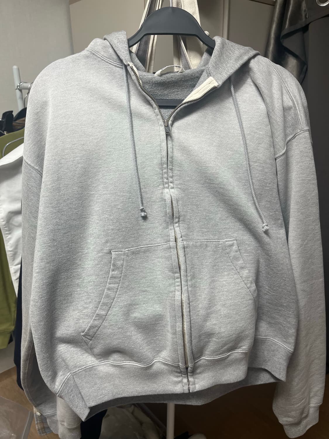 오라리 프로덕트 다이드 후드집업 상품이미지4