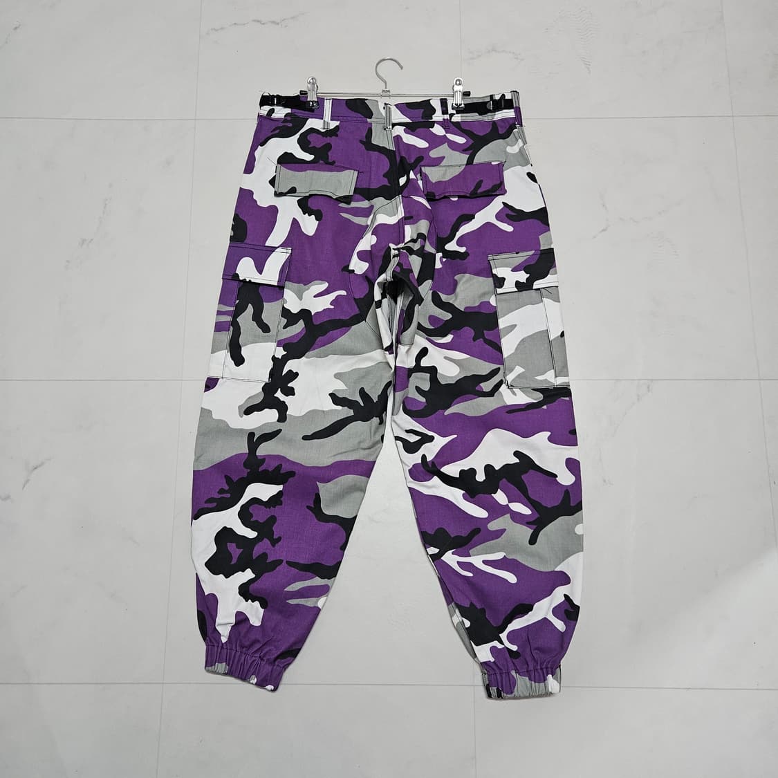 로스코 퍼플 카모 카고 조거팬츠 M 상품이미지2