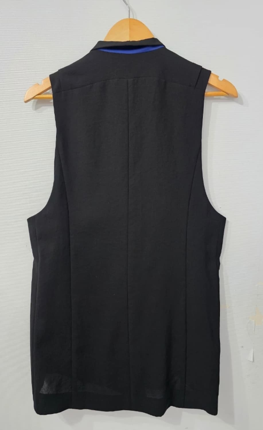 시스템 한섬 SYSTEM 블랙 베스트 조끼 ~55반 상품이미지6