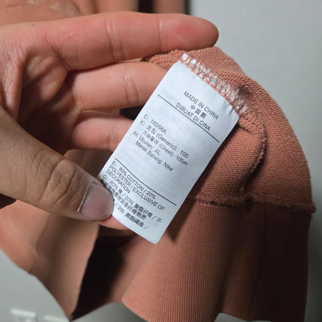 나이키 아치로고 코튼 스웻셔츠 / 남성 맨투맨/ 남자 맨투맨  상품이미지5