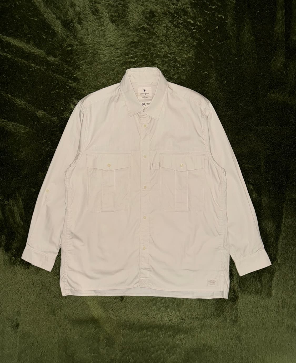 [XL] 스노우피크 재팬 TAKIBI SPEC 립스탑 셔츠 오프화이트 상품이미지1