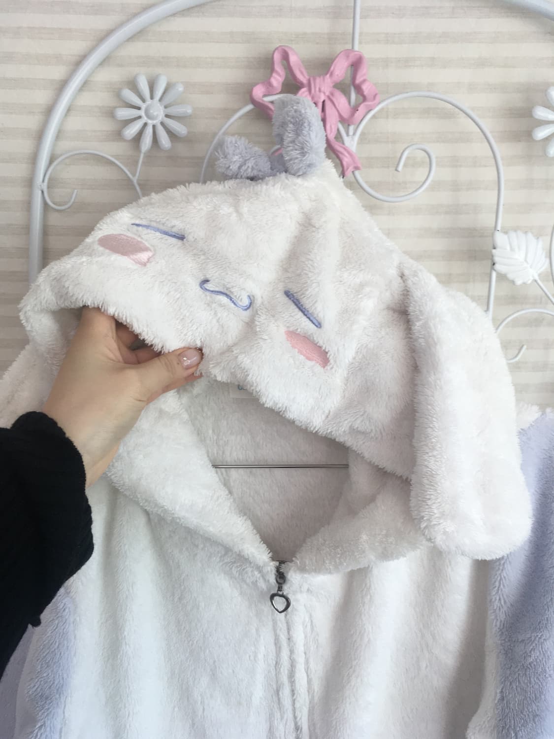 jpn vintage 시나몬 롤 폼폼 후드 집업 갸루 펑키 상품이미지1