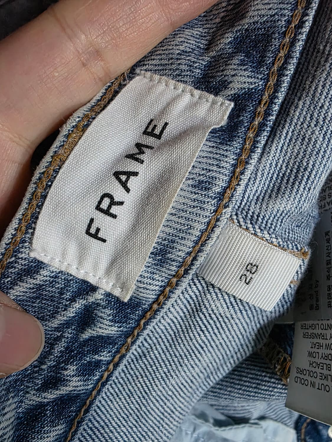 FRAME 르 제인 스트레이트 데님 팬츠 28 상품이미지7