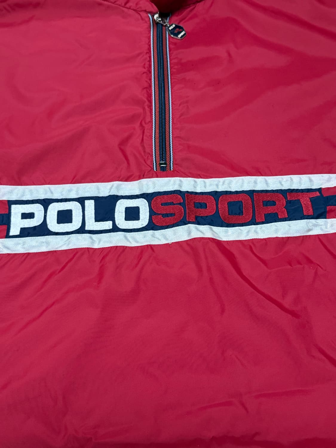 폴로 스포츠 스펠아웃 나일론 하프 집업 풀오버 90s 빈티지 상품이미지2