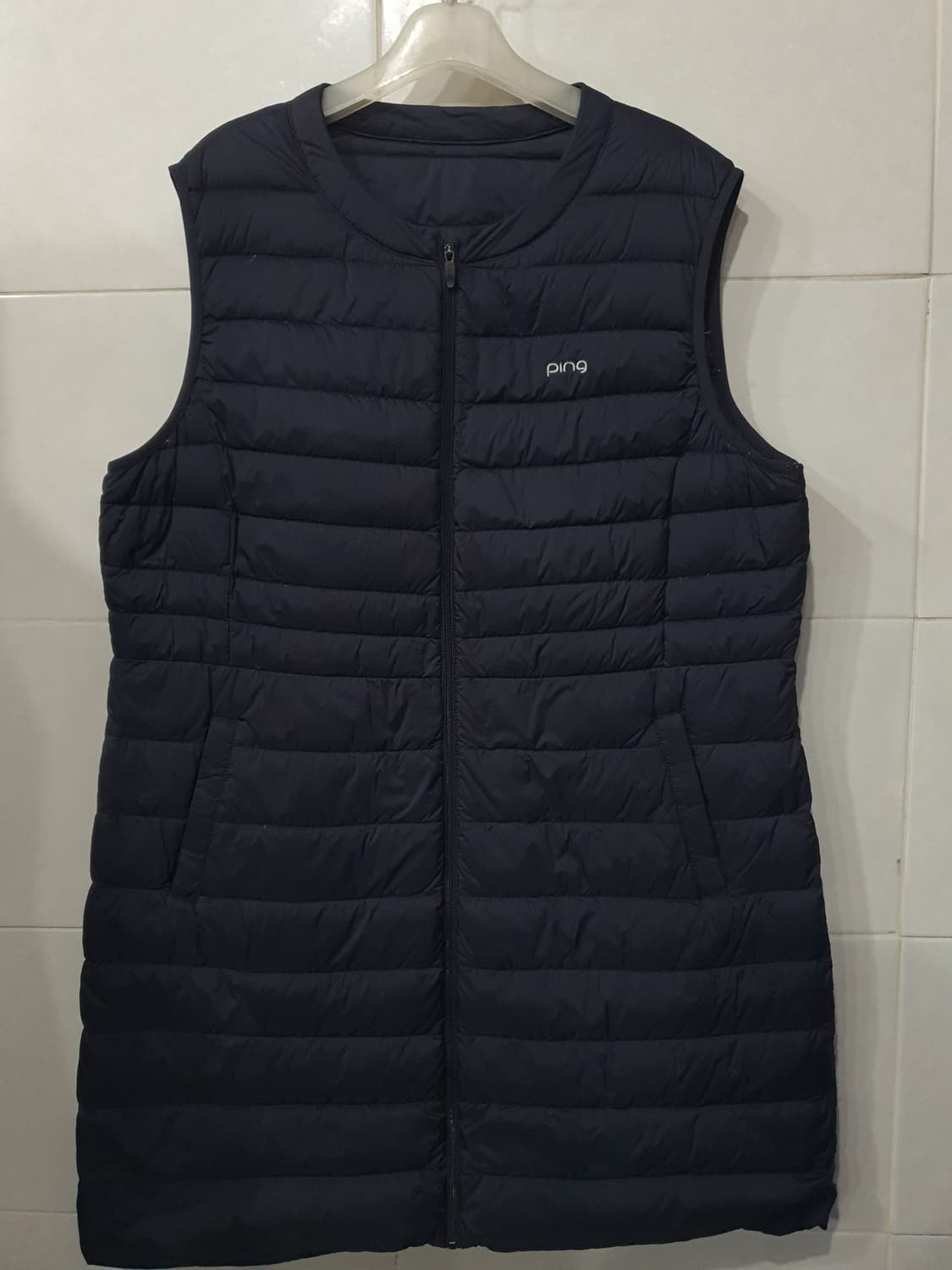 PING 여성 구스 패딩 조끼 상품이미지1