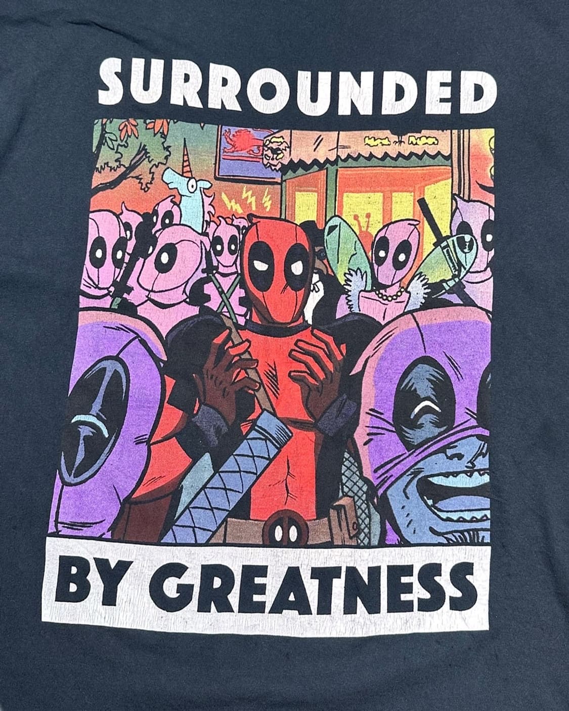 마블 데드풀 Deadpool 프린팅 티셔츠 상품이미지3