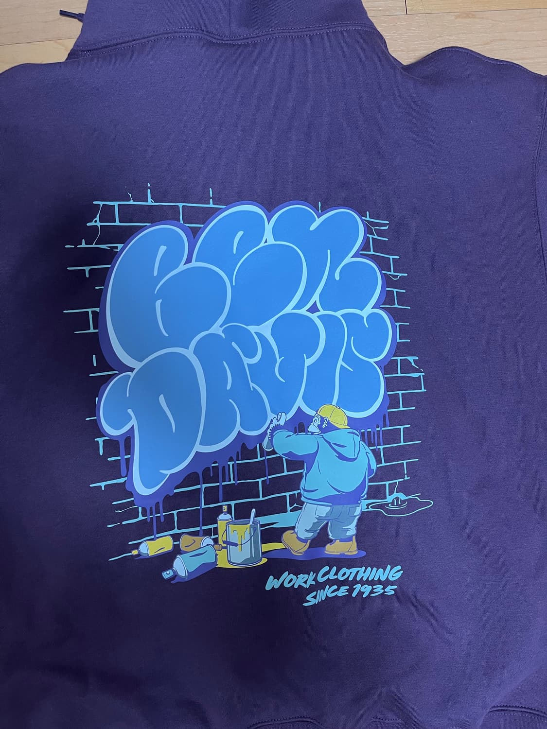 벤 데이비스 퍼플 후드 상품이미지2