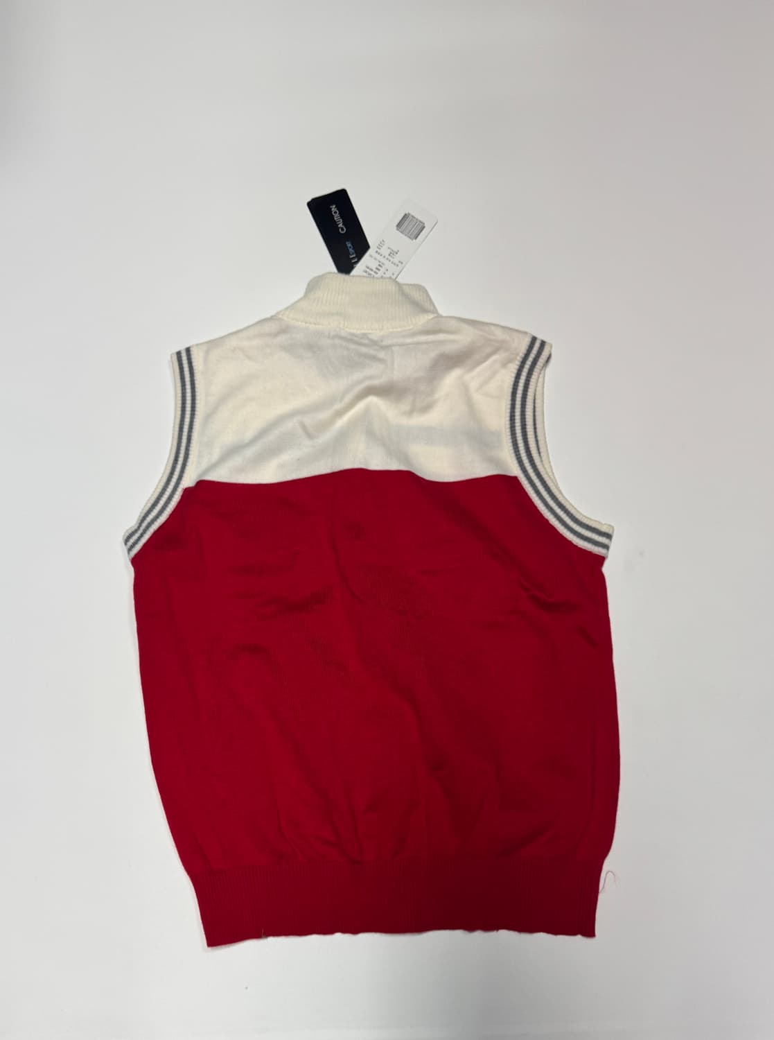 <새상품> 여성 엘르 골프 이쁜 니트 집업 조끼 L 상품이미지2