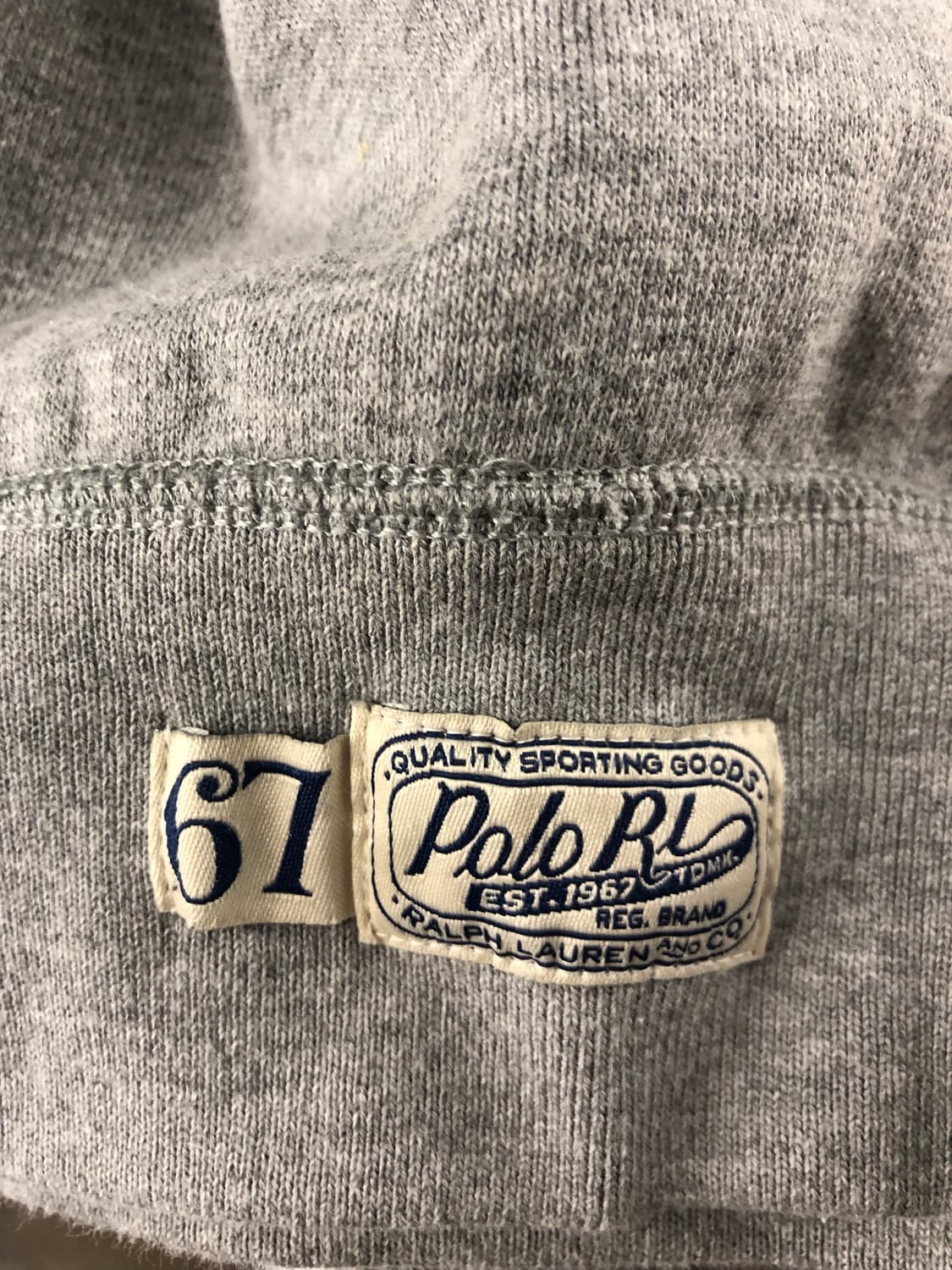 폴로 랄프로렌 POLO 맨투맨 회색 M 상품이미지3