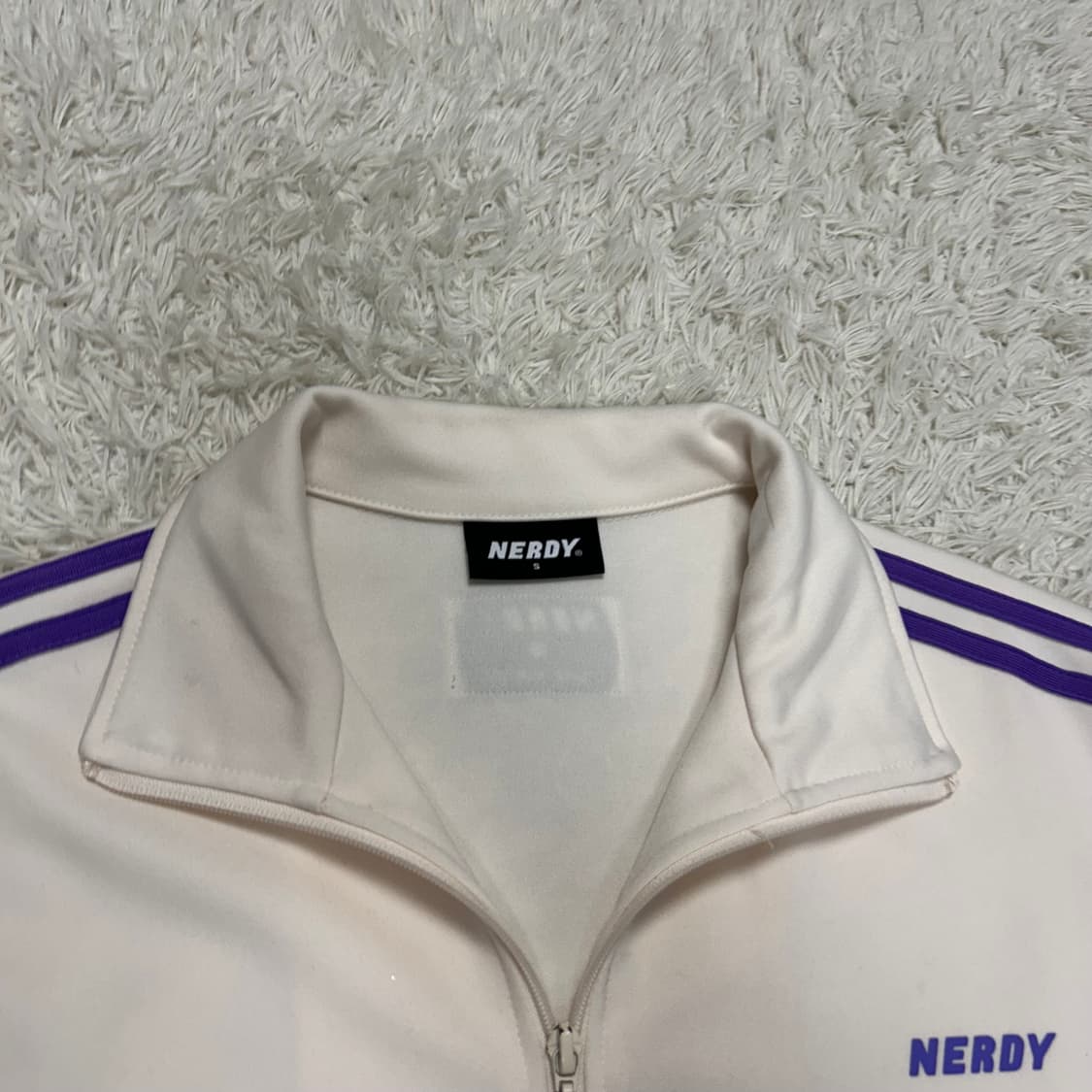 NERDY White & Purple Track Jacket 상품이미지6