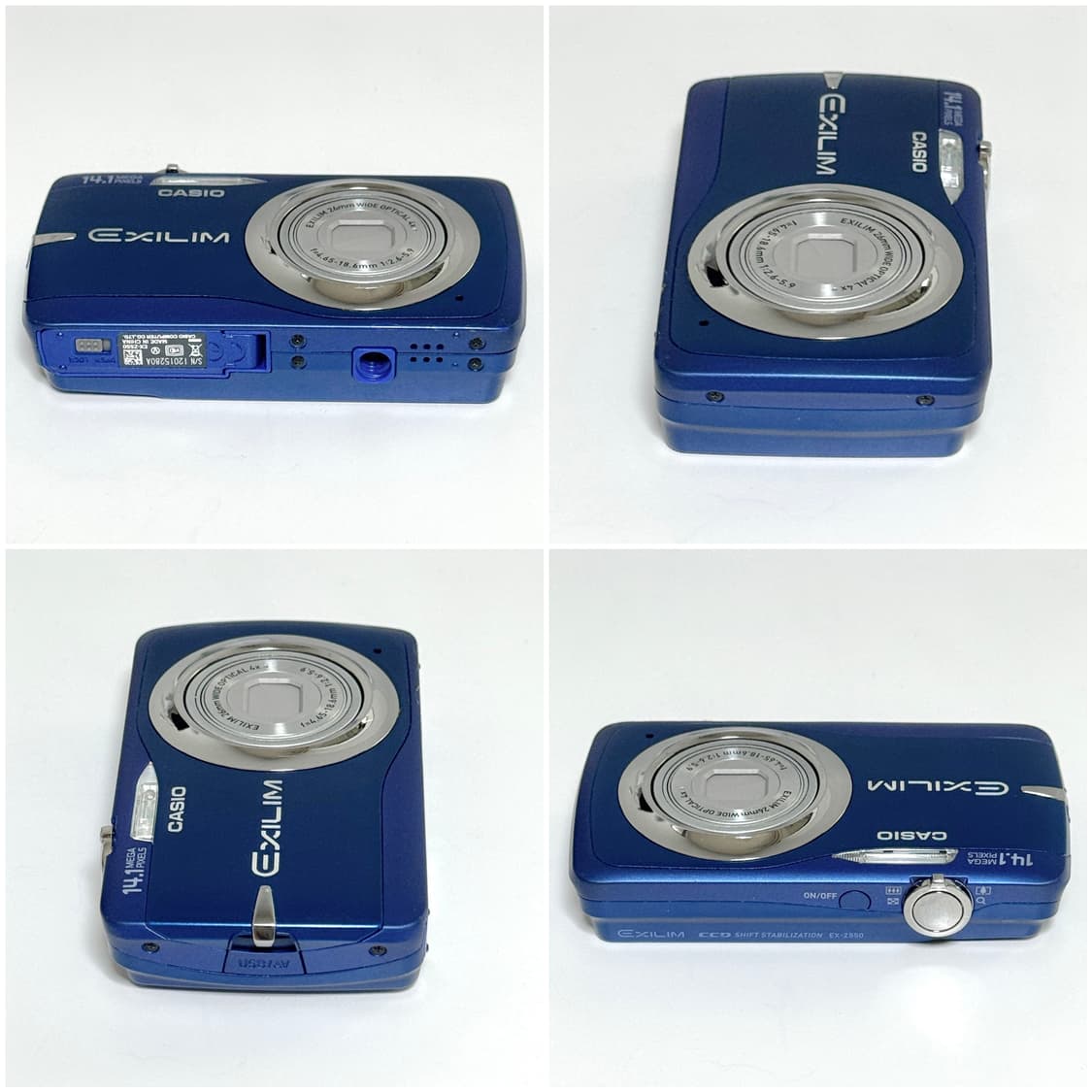 카시오 엑슬림 Z550 블루 빈티지디카 상품이미지4