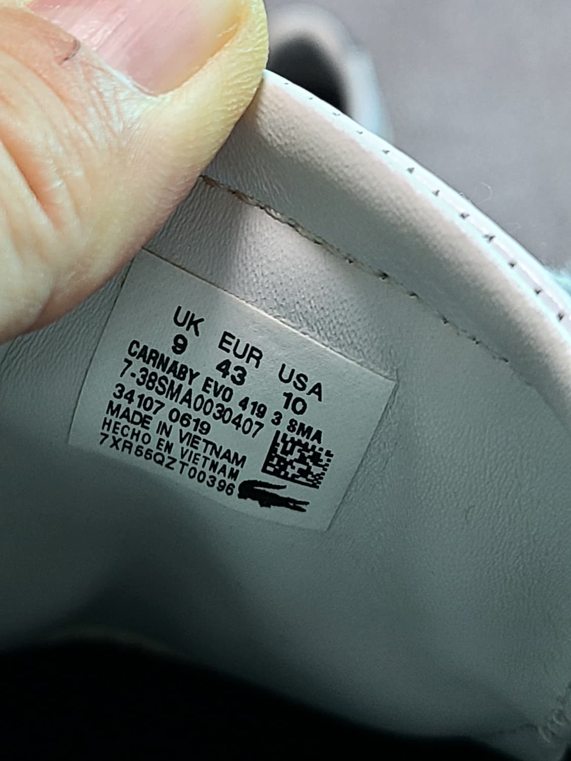 라코스테 CARNABY EVO 스니커즈 275mm 상품이미지7