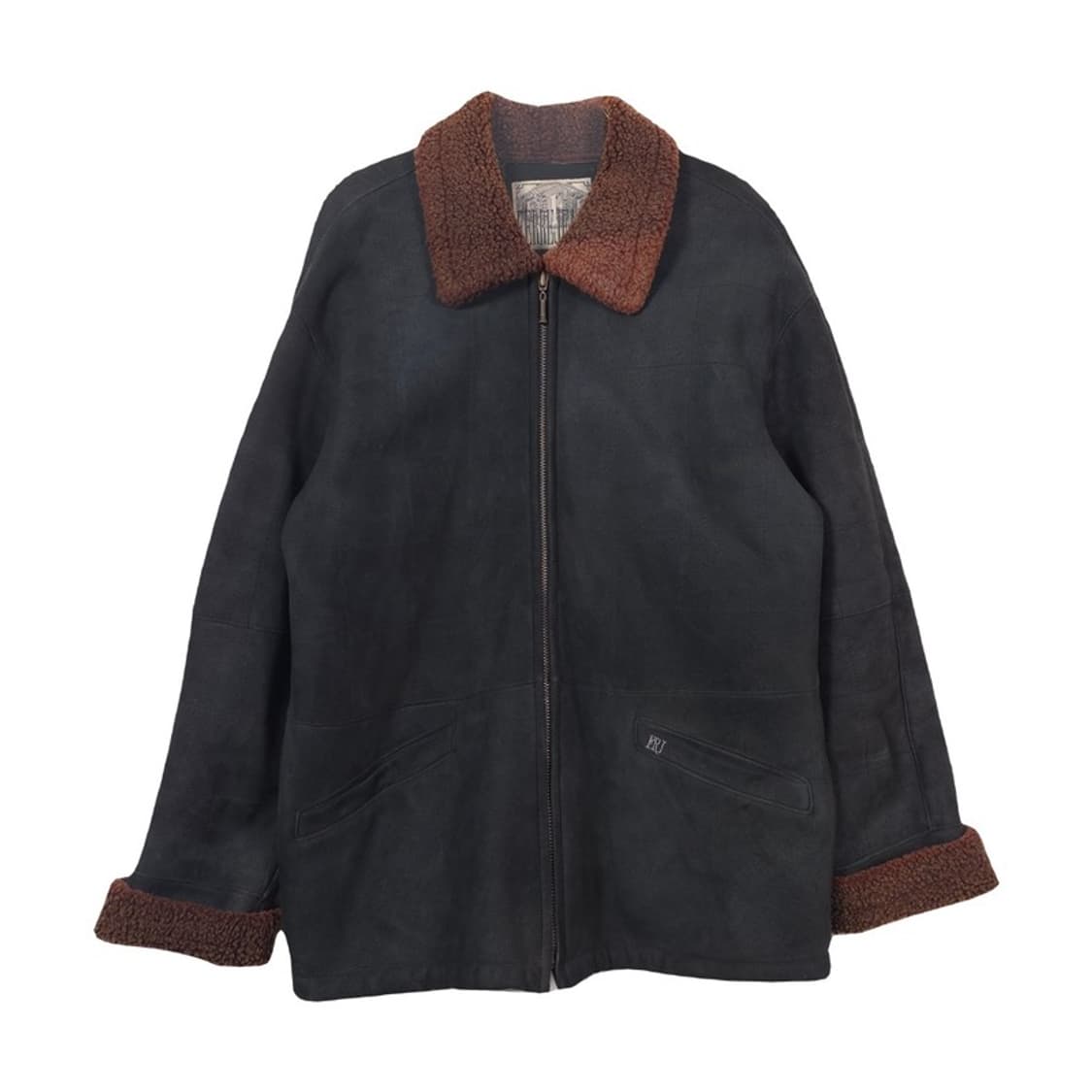 페레진 90s 아카이브 리얼 양털 무스탕 자켓 L 상품이미지1