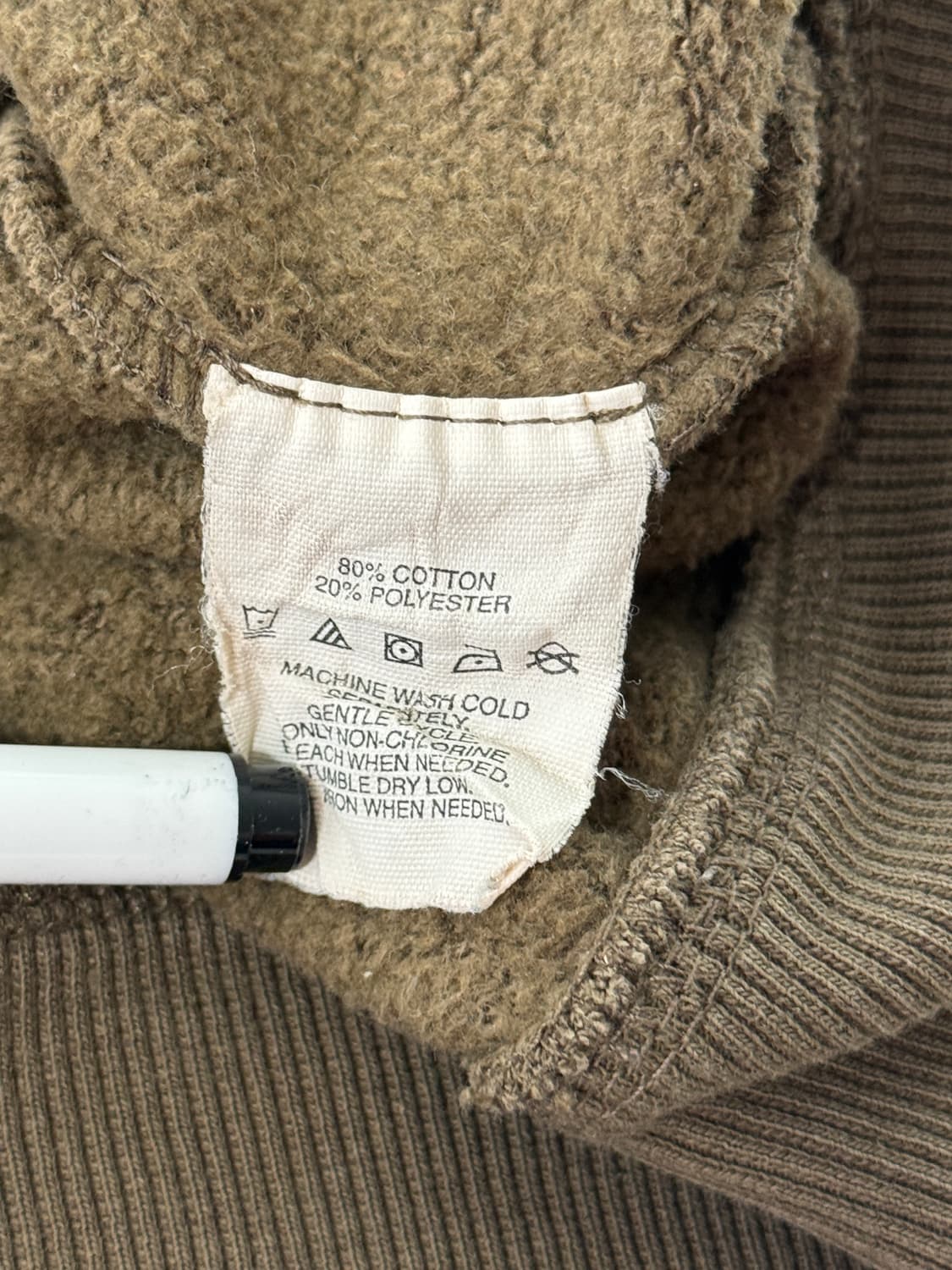 오클리 오버사이즈 00‘s 아카이브 빈티지 스웻 후드집업 상품이미지8