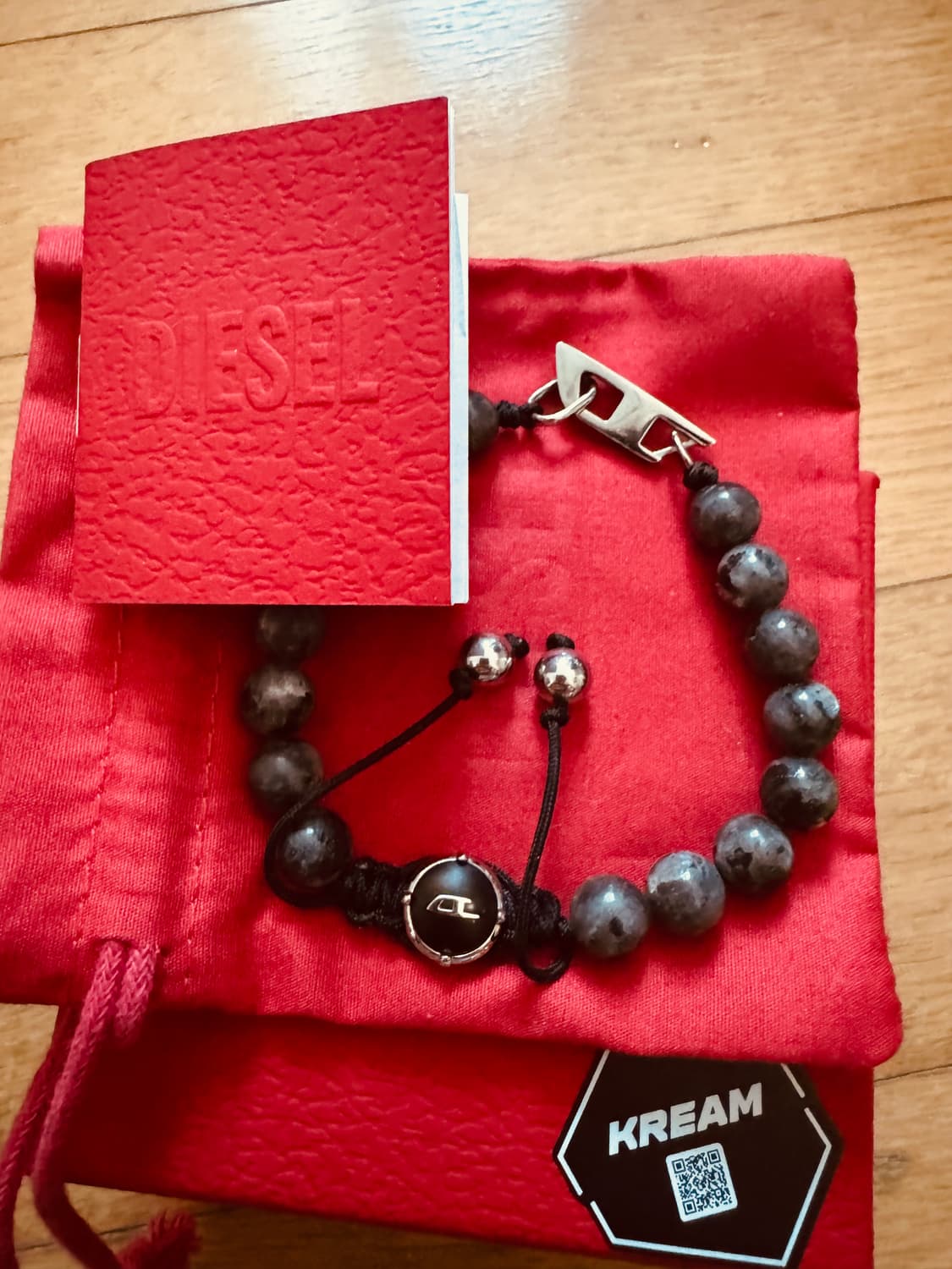 디젤 래브라도라이트 비디드 브라이슬릿 팔찌 상품이미지1