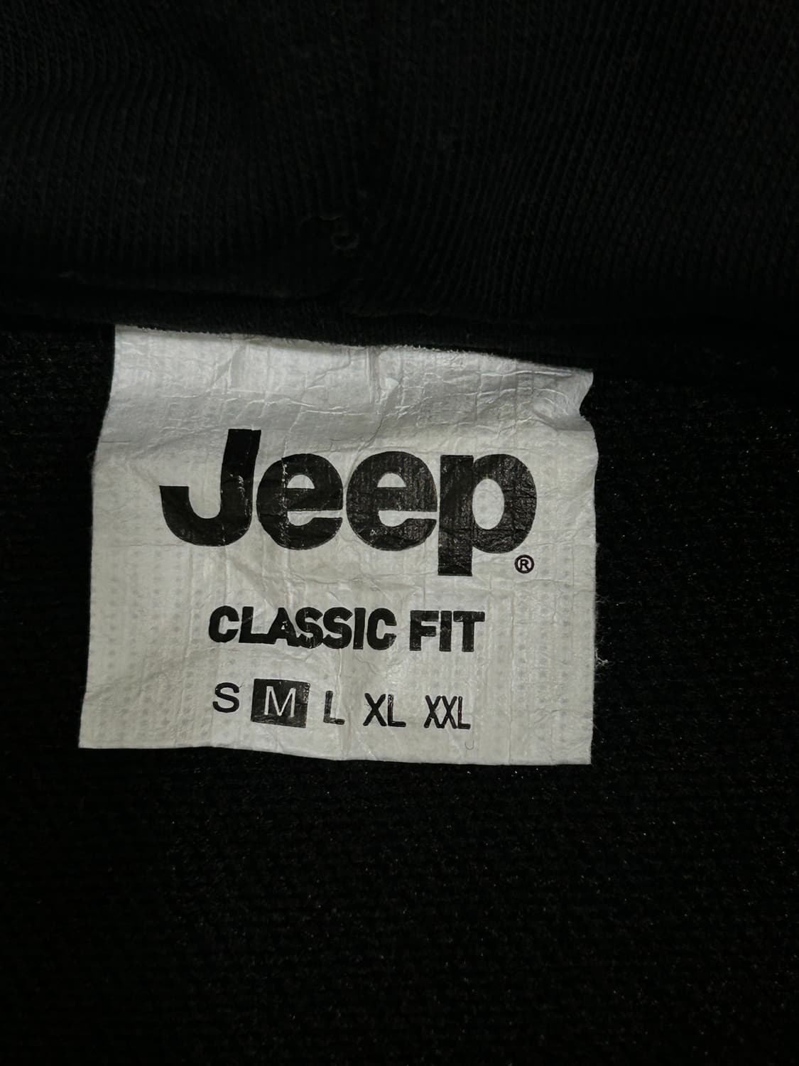 지프 JEEP 블랙 후드 집업 남녀공용 M 상품이미지4