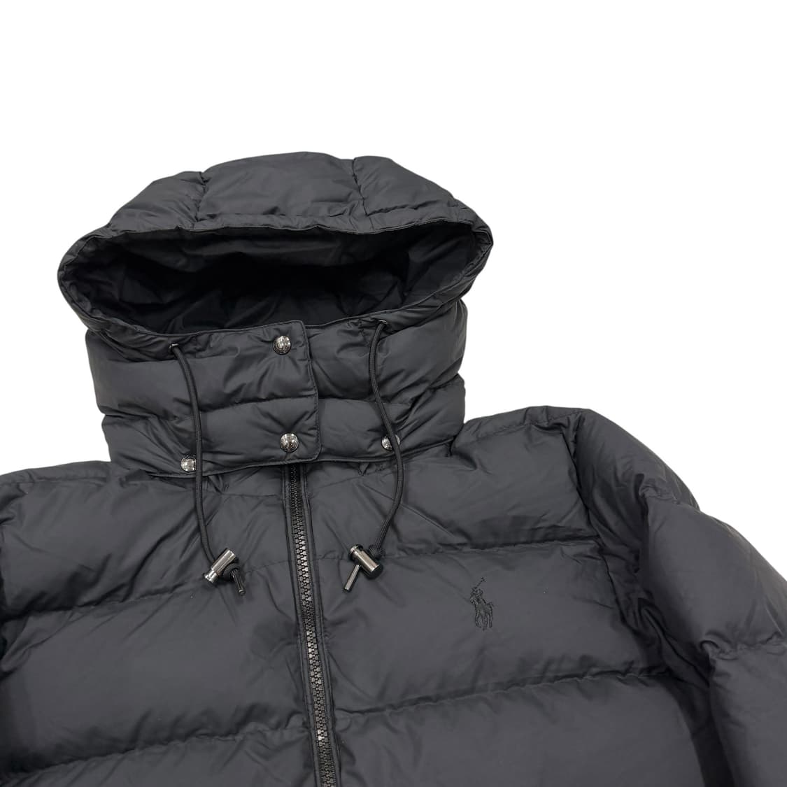 폴로 랄프로렌 여성 벨몬트 후드 패딩 블랙 M 상품이미지2