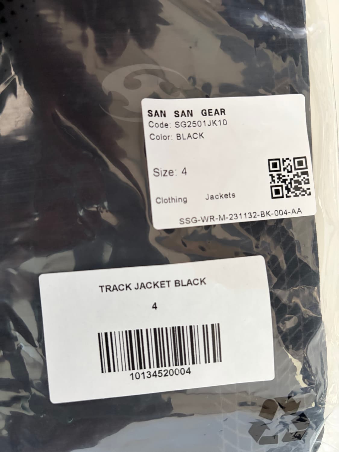 [4]산산기어 블랙 트랙 자켓 상품이미지4