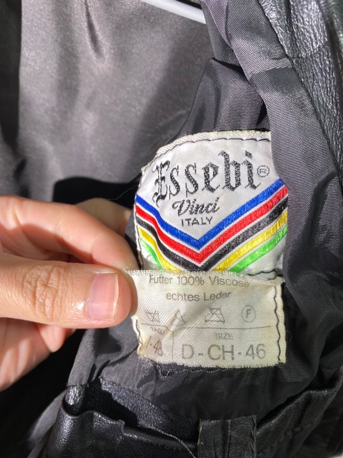 essebi 리얼 레더 자켓 상품이미지3